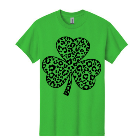 Leopard Clover Short Sleeve