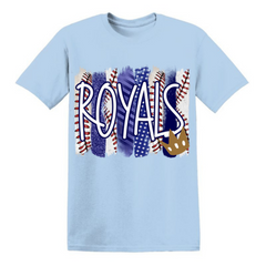 Royals Brush Stroke Short Sleeve