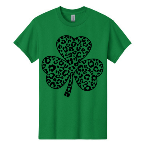 Leopard Clover Short Sleeve