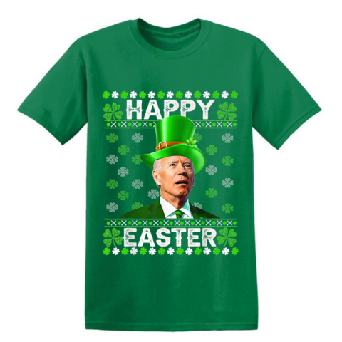 Joe Biden Easter Confused Short Sleeve