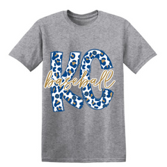 KC Baseball Leopard Short Sleeve