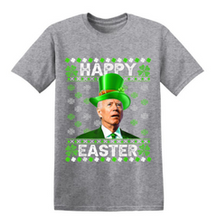 Joe Biden Easter Confused Short Sleeve