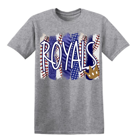 Royals Brush Stroke Short Sleeve