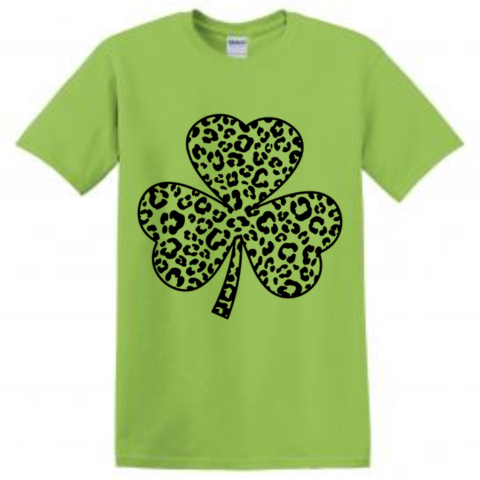 Leopard Clover Short Sleeve