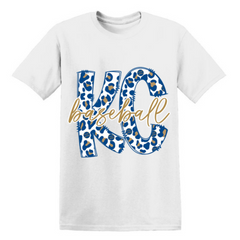 KC Baseball Leopard Short Sleeve