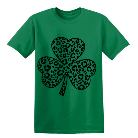 Leopard Clover Short Sleeve