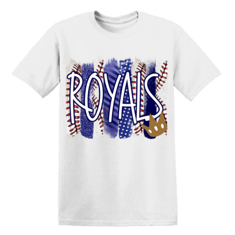 Royals Brush Stroke Short Sleeve