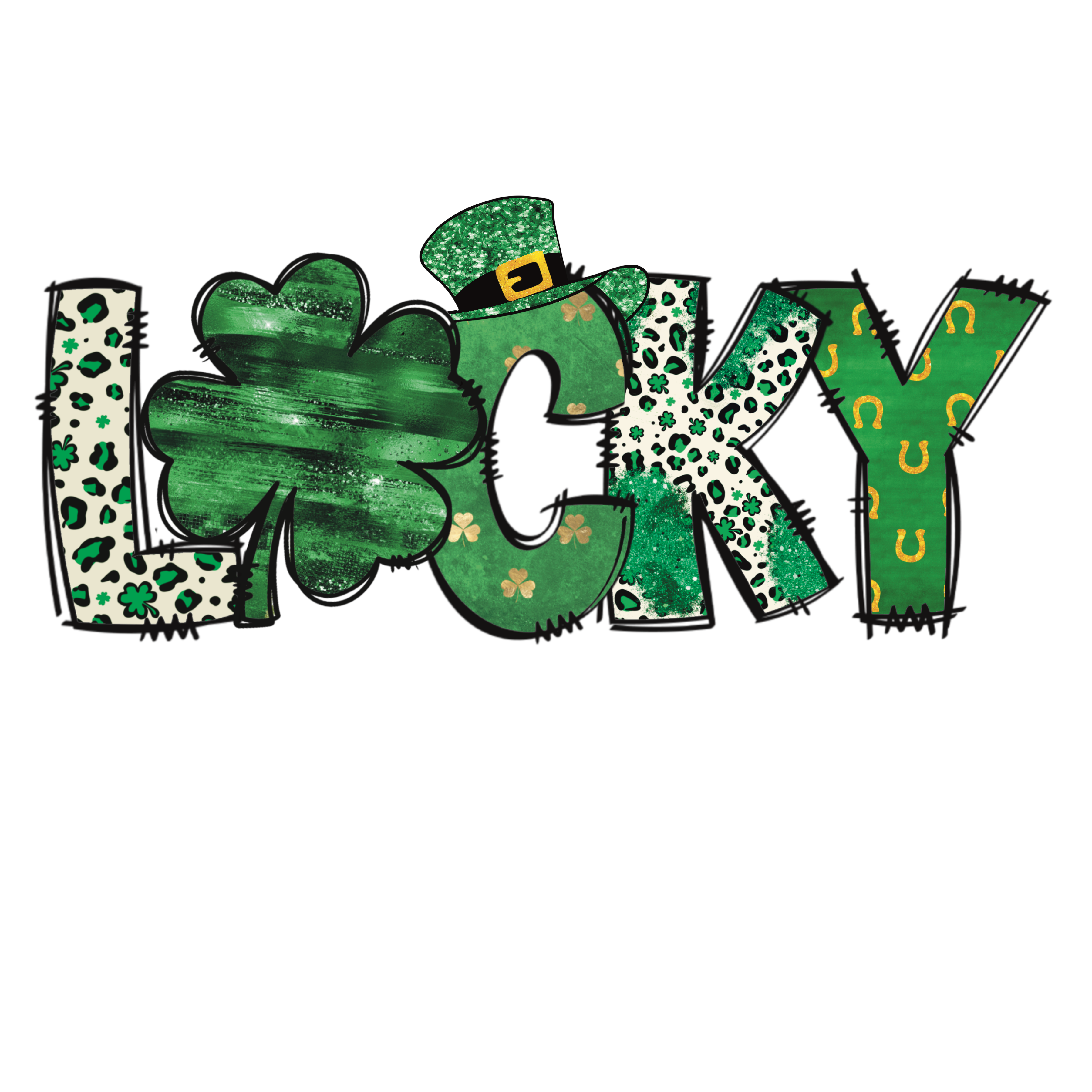 Lucky Clover Hat Short Sleeve