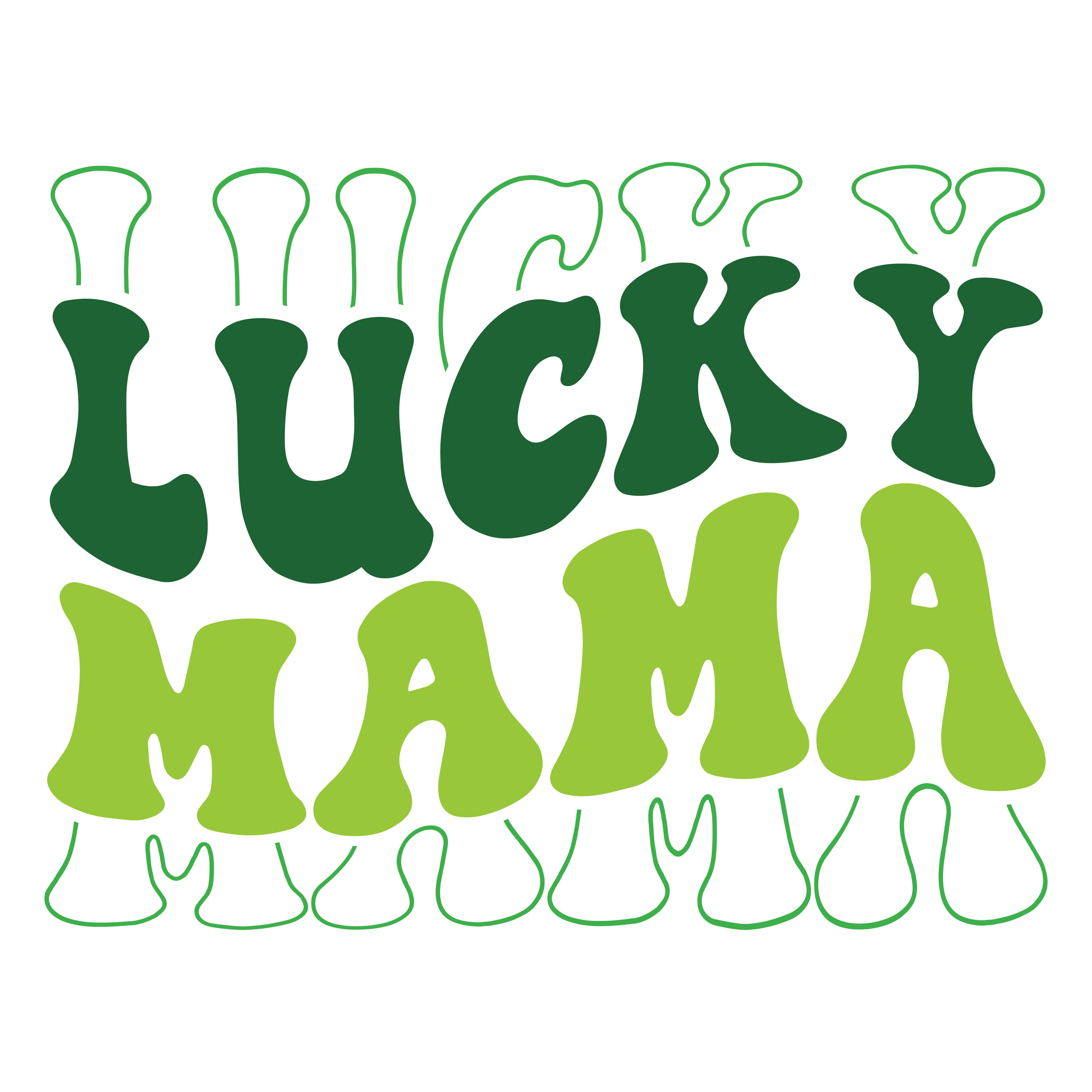 Lucky Mama Short Sleeve