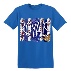 Royals Brush Stroke Short Sleeve