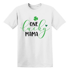 One Lucky Mama Short Sleeve