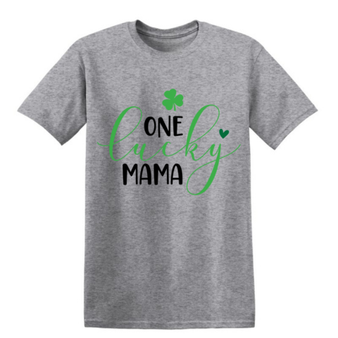 One Lucky Mama Short Sleeve